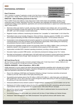 how to write a resume - sample 1