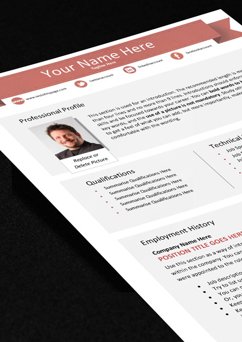 resume template 2