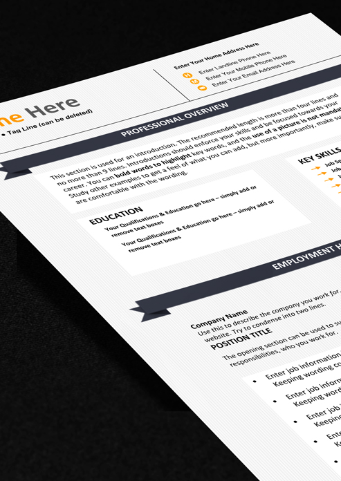 resume template 2