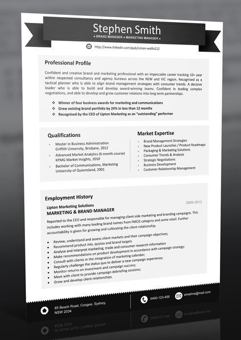 resume template 4